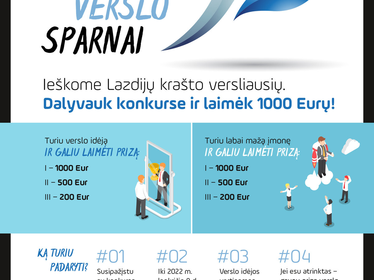 "Jaunųjų verslo sparnų" konkursas pratęstas