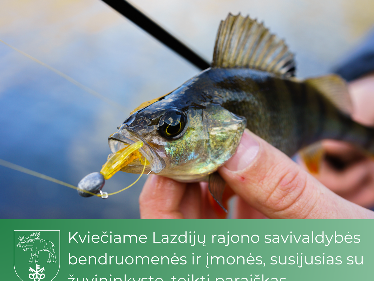 Kviečiame Lazdijų rajono savivaldybės bendruomenės ir įmonės, susijusias su žuvininkyste, teikti...
