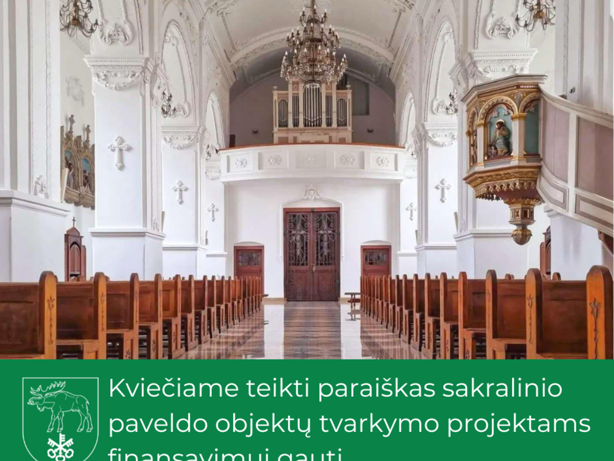 Kviečiame teikti paraiškas finansavimui Lazdijų rajono savivaldybės sakralinio paveldo objektų...