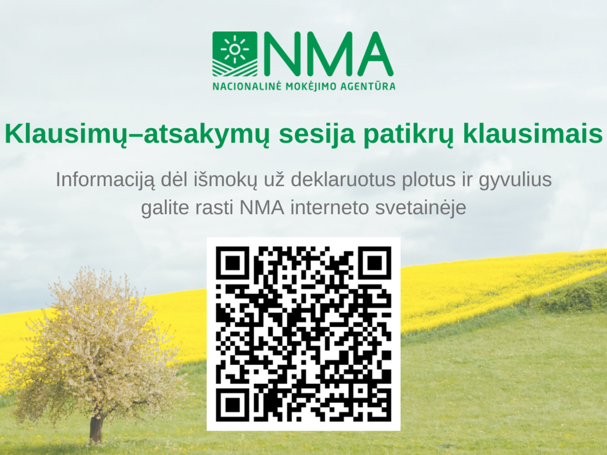 Kviečiame į gyvą susitikimą su NMA patikrų specialistais!