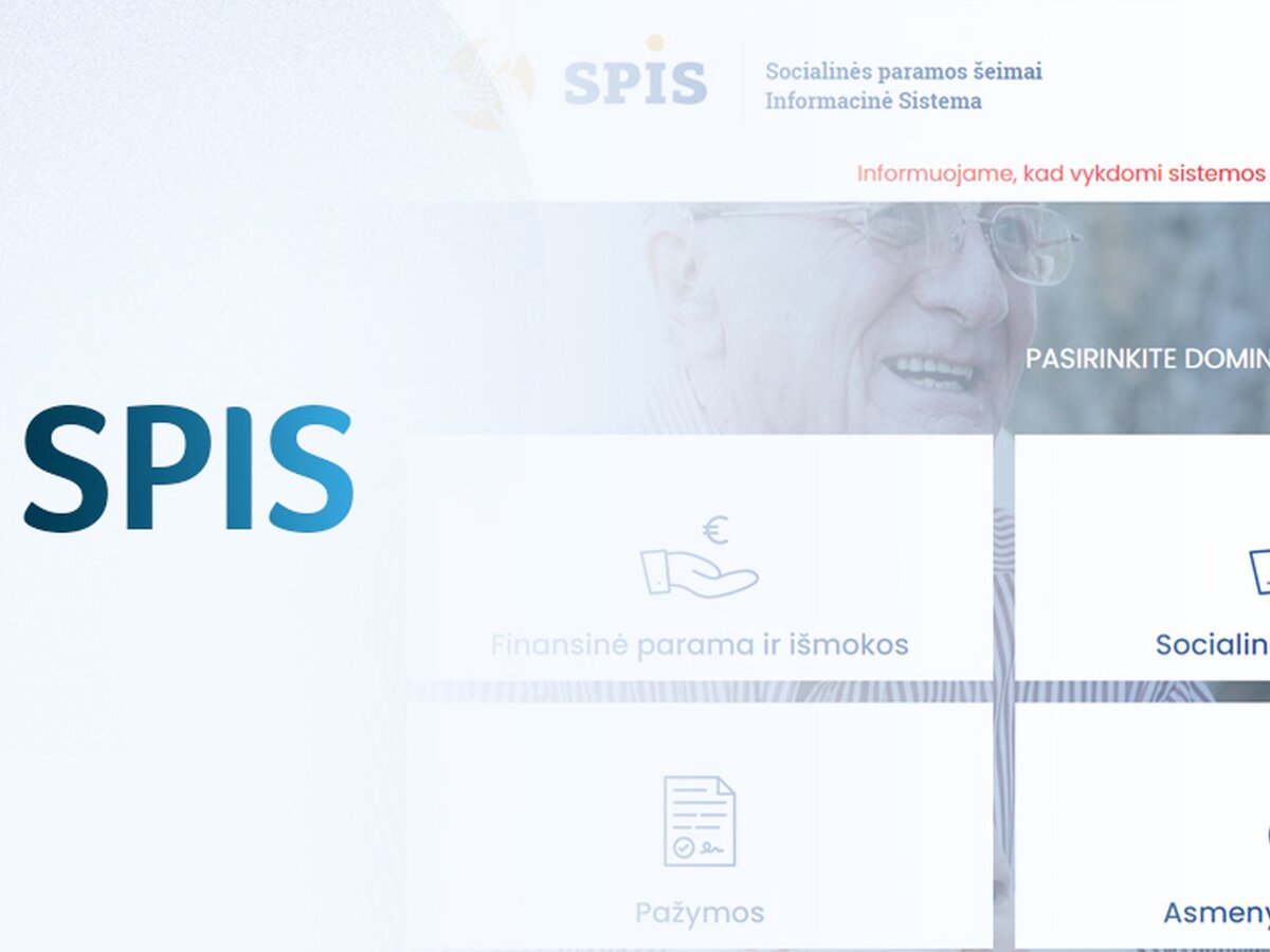 Startuoja naujos SPIS elektroninės paslaugos
