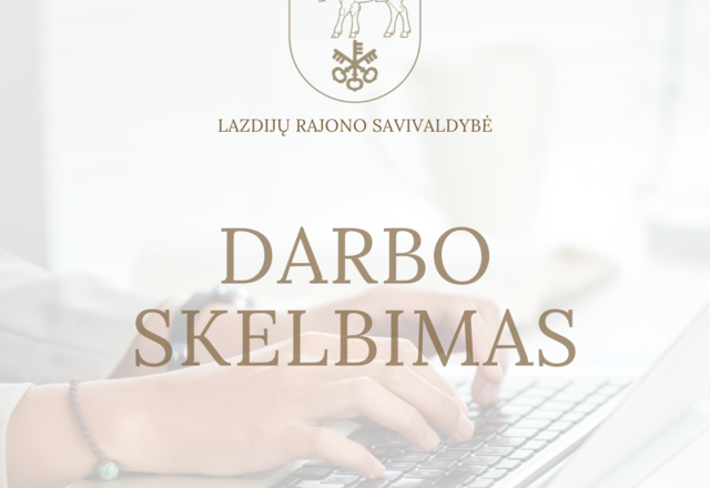 Darbo pasiūlymas dirbti su jaunimu