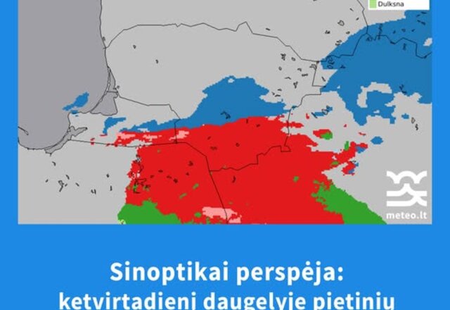 Sinoptikai perspėja: ketvirtadienį daugelyje pietinių rajonų numatoma lijundra, plikledis