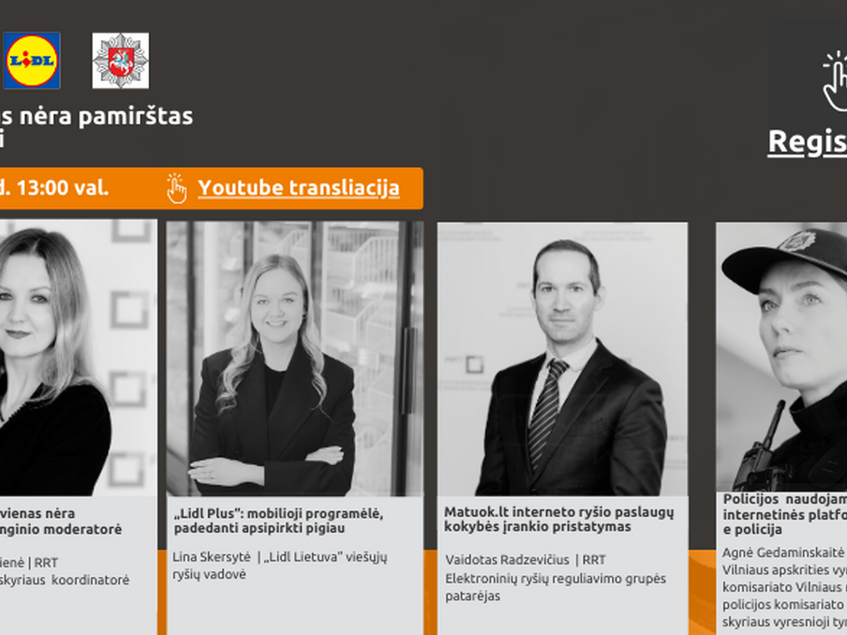 Projektas „Nė vienas nėra pamirštas“ ir vėl Jus kviečia į nuotolinę paskaitą!