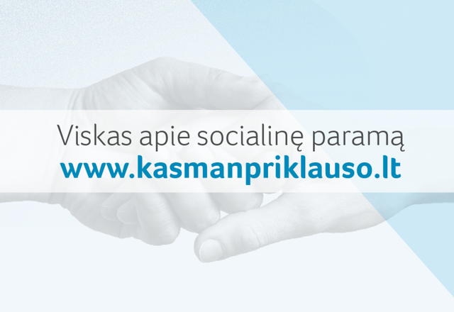Pristatome LR Socialinės apsaugos ir darbo ministerijos SPIS posistemį „Kas man priklauso“!