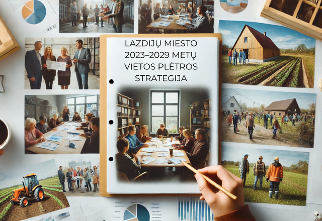 Pristatoma Lazdijų miesto 2023-2029 metų vietos plėtros strategijos įgyvendinimo pažanga