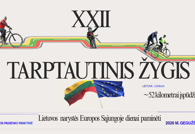 Narystės ES metinių proga Varėnos pasieniečiai organizuoja tradicinį dviračių žygį