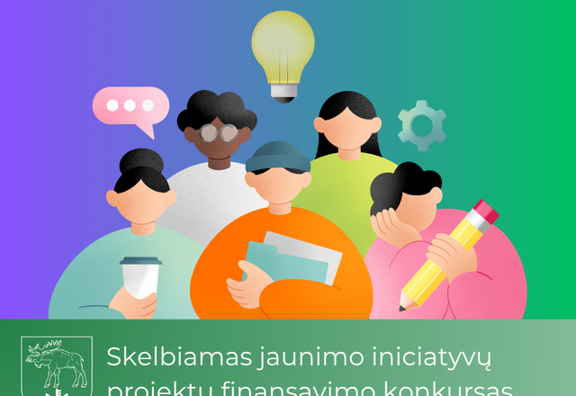 Skelbiamas jaunimo iniciatyvų projektų finansavimo konkursas