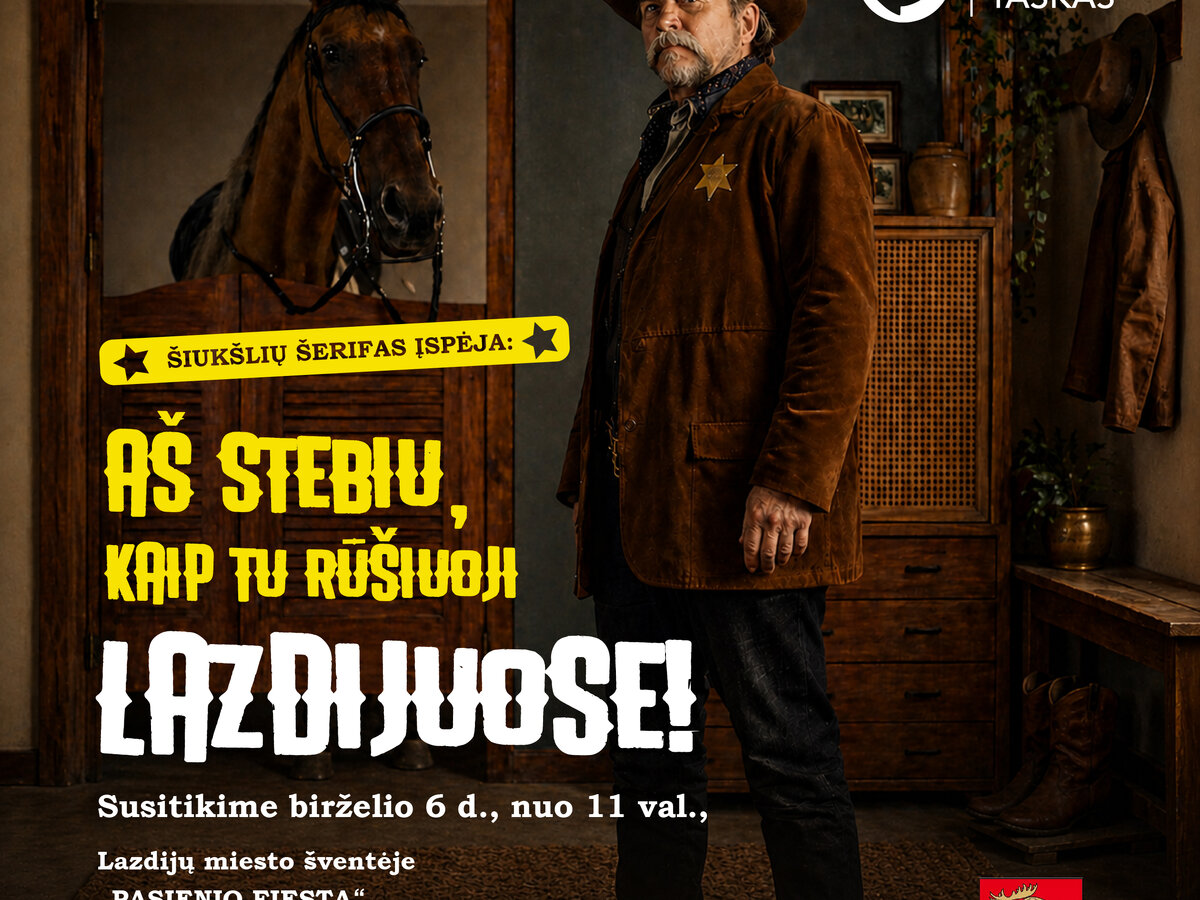 Ar jau esate susipažinę su „Žaliojo taško“ Šiukšlių šerifu?