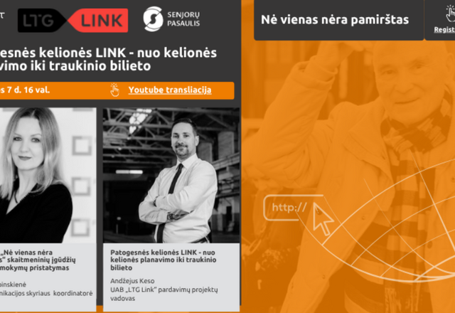 Projektas „Nė vienas nėra pamirštas“ ir vėl Jus kviečia į nuotolinę paskaitą!
