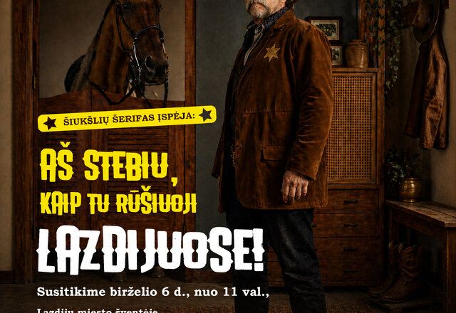 Ar jau esate susipažinę su „Žaliojo taško“ Šiukšlių šerifu?