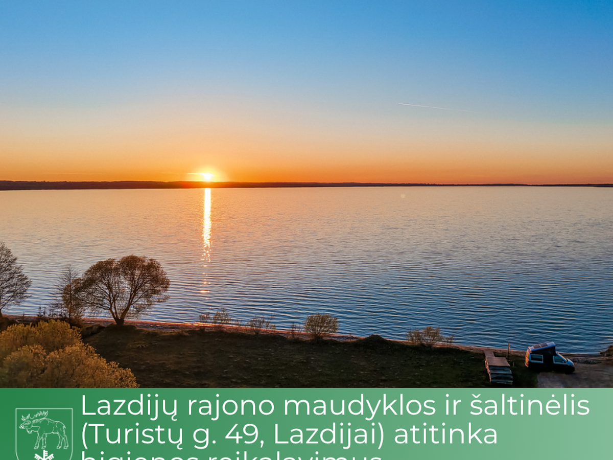 Lazdijų rajono maudyklos ir šaltinėlis atitinka higienos reikalavimus