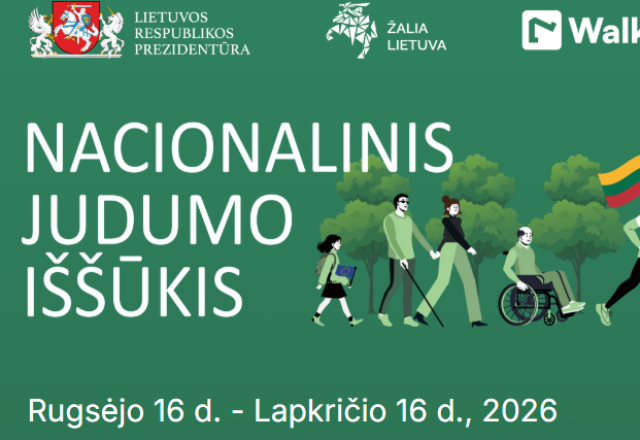 Kviečiame jungtis prie Nacionalinio judumo iššūkio