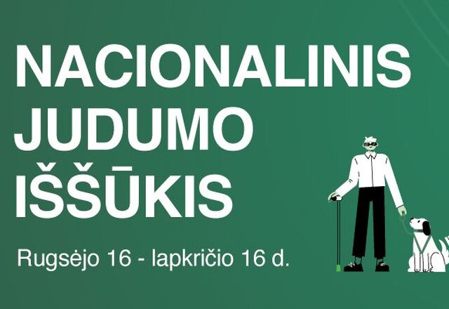 Iki lapkričio 16 d. dar galite prisijungti prie Nacionalinio judumo iššūkio