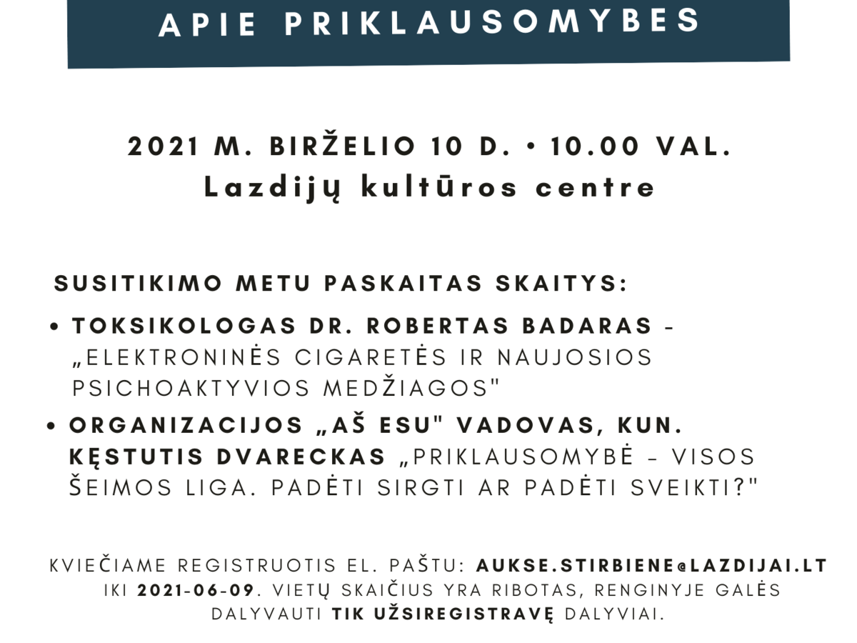Susitikimas - diskusija