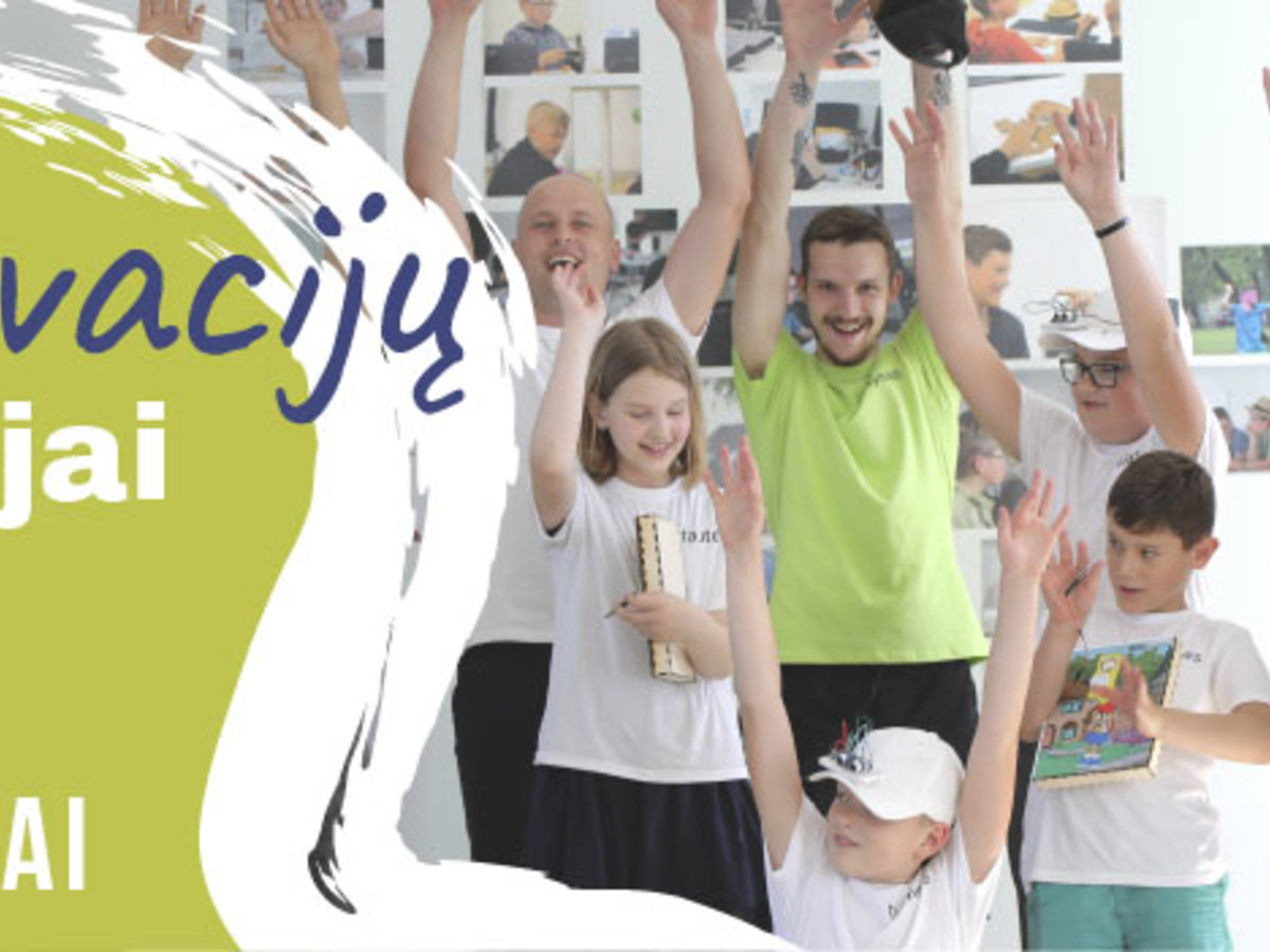 IT stovykla "Inovacijų kūrėjai" Lazdijuose!  