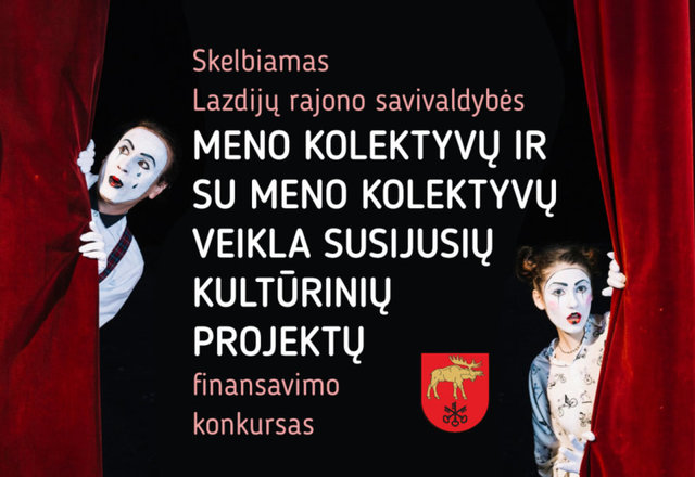 Kviečiame teikti paraiškas meno kolektyvų ir su meno kolektyvų veikla susijusiems kultūrinių...