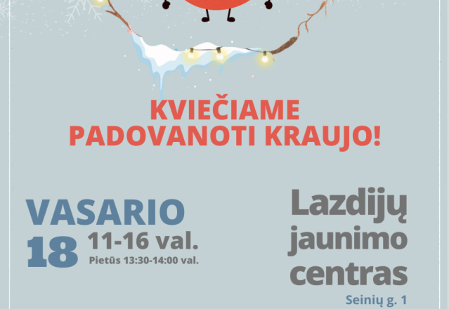 Nelikite abejingi – jūs galie išgelbėti gyvybę