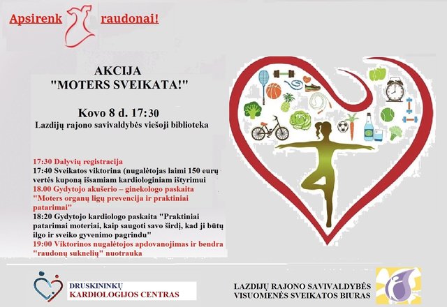 Kovo 8-osios proga – ypatingas kvietimas moterims