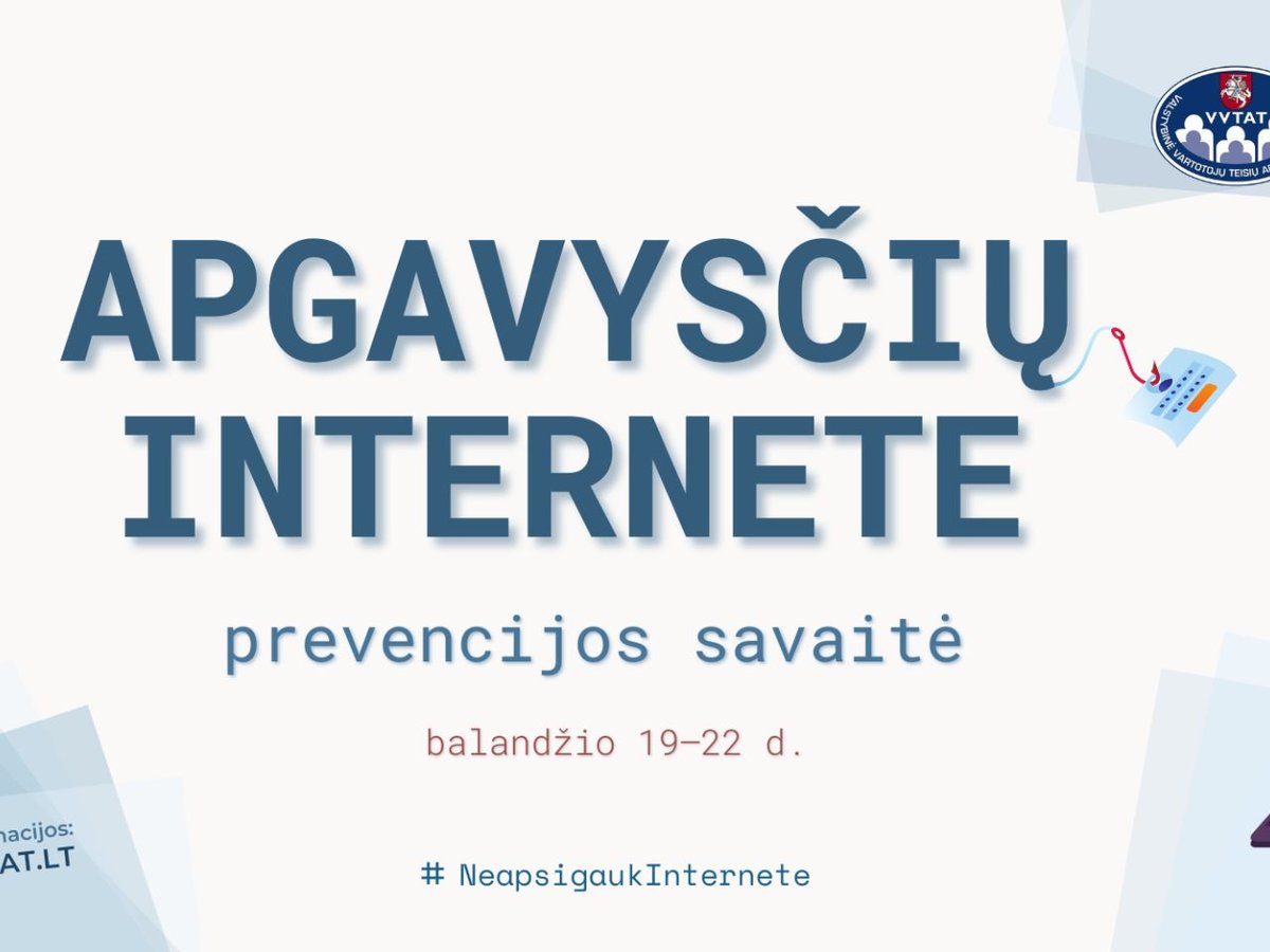 Apgavysčių internete prevencijos savaitė