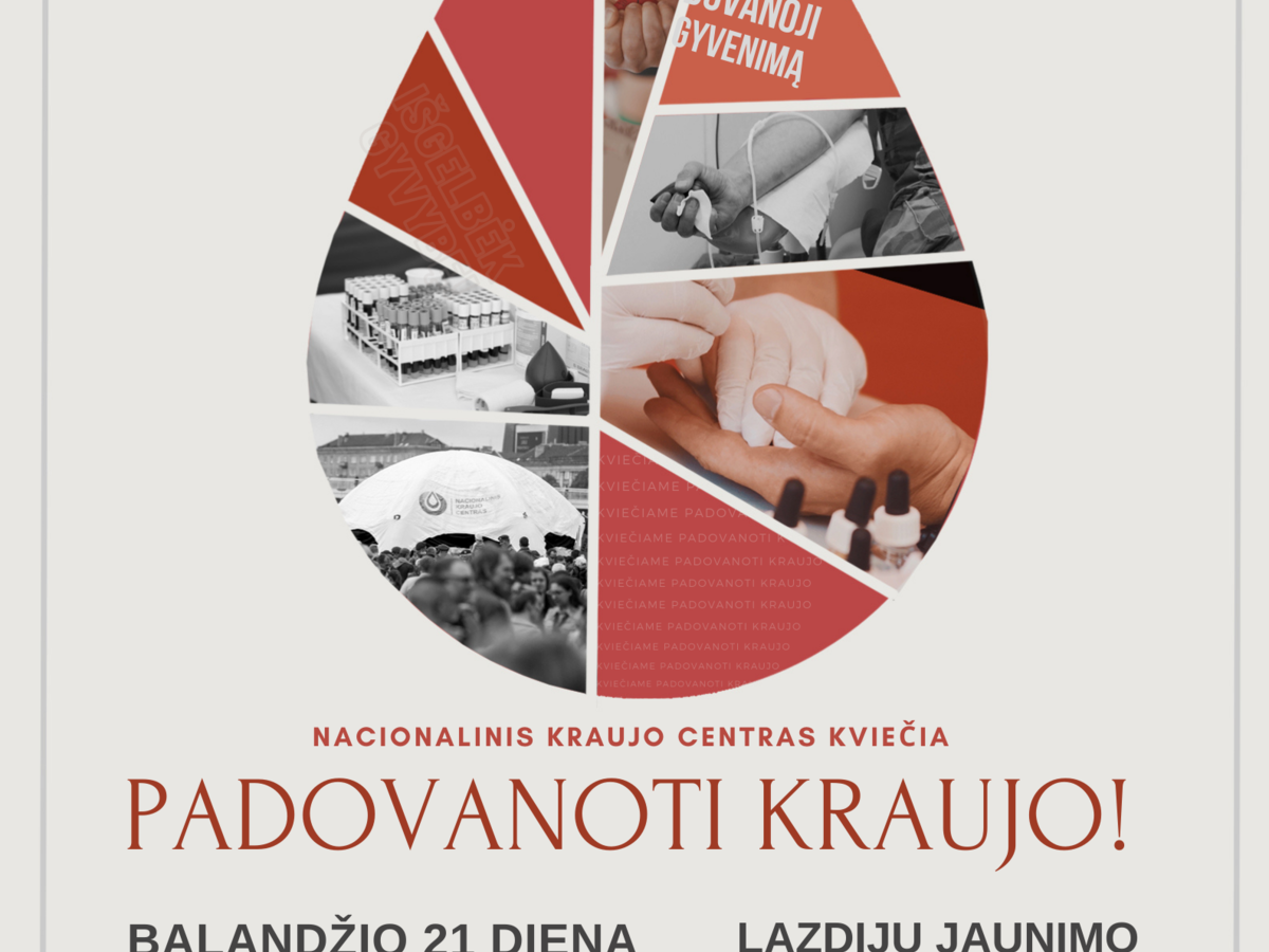Padovanokime kraujo