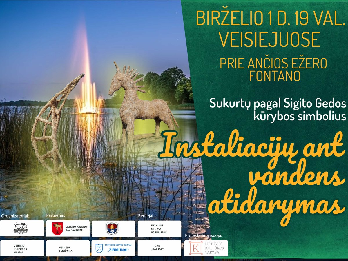 Instaliacijų ant vandens atidarymas