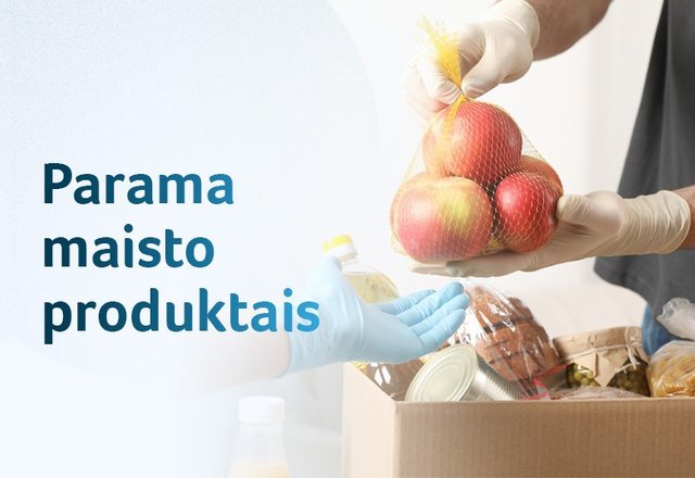Į seniūnijas ir vėl keliauja parama maisto produktais ir higienos prekėmis
