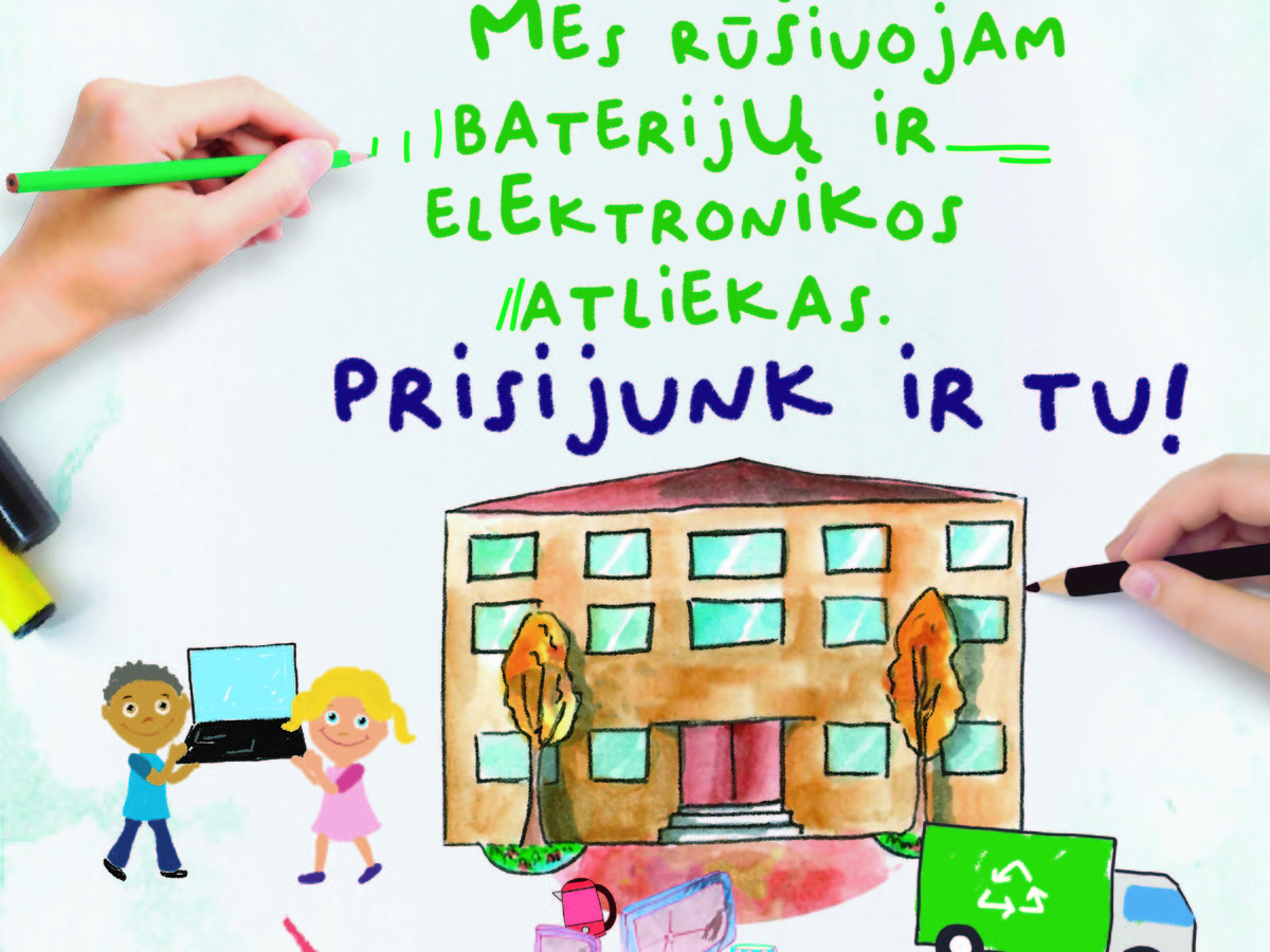 JAU VIENUOLIKTUS METUS STARTUOJANTIS APLINKOSAUGOS PROJEKTAS - „MES RŪŠIUOJAM“