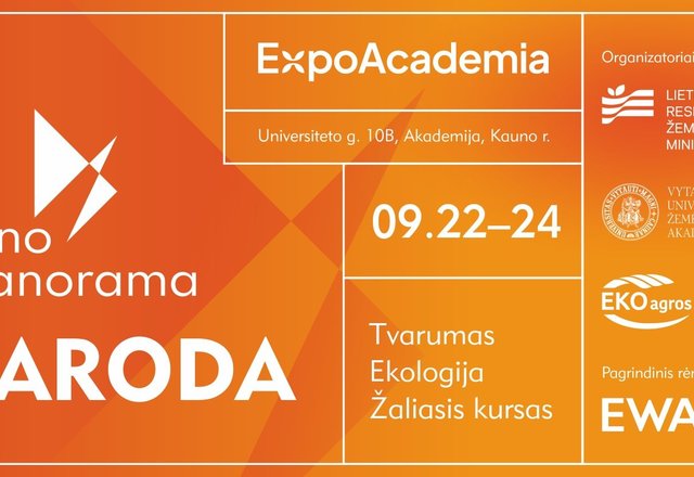 VDU ŽEMĖS ŪKIO AKADEMIJA kviečia į RENGINIUS