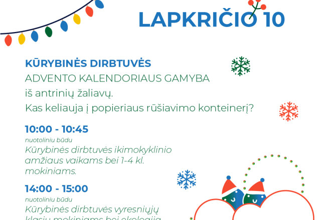 NEMOKAMA aplinkosauginė edukacija - Žaliasis raštingumas