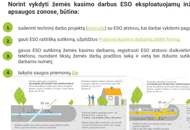 Svarbi informacija