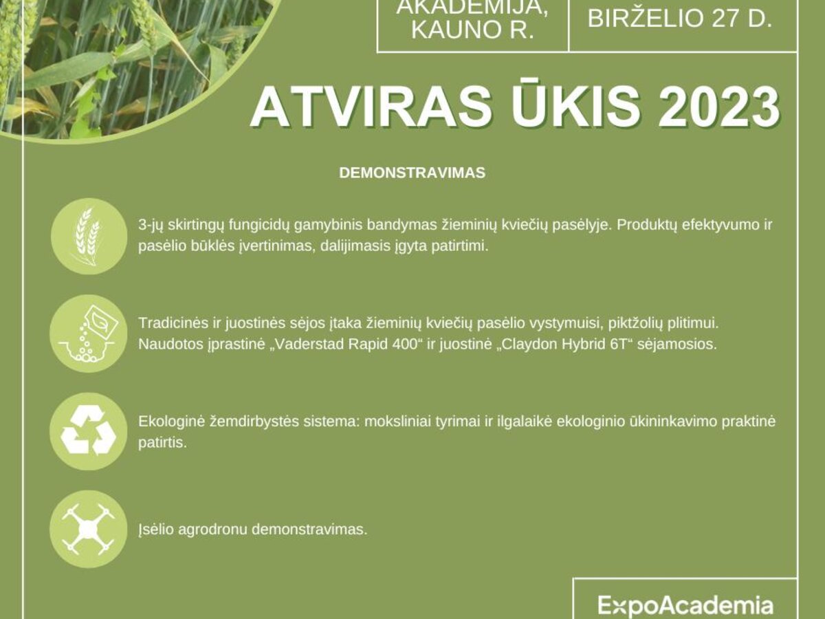  „ATVIRAS ŪKIS 2023: PATIRTYS IR REKOMENDACIJOS“ 