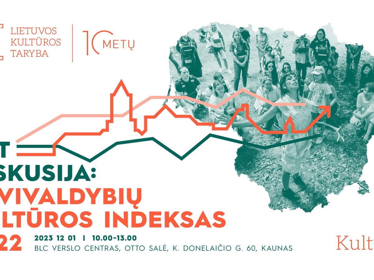 Kviečiame dalyvauti LKT diskusijoje: Savivaldybių kultūros indeksas 2022 m.