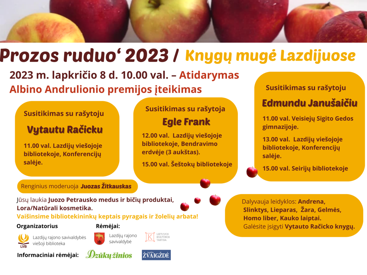 Kviečiame dalyvauti knygų mugėje Lazdijuose