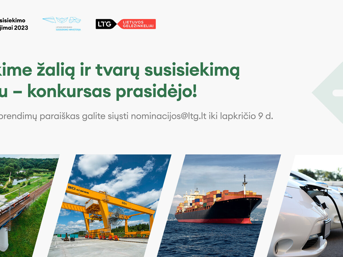 Kvietimas teikti paraiškas: Žaliojo susisiekimo apdovanojimai
