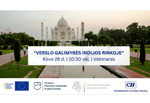 Kviečiame į virtualų seminarą „Verslo galimybės Indijos rinkoje“