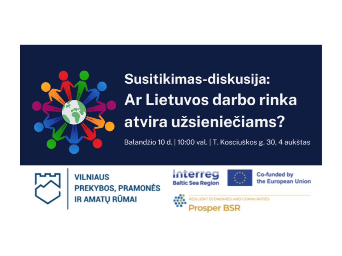 Kviečiame Lietuvos verslininkus į susitikimą-diskusiją su Lietuvos organizacijomis, dirbančiomis...