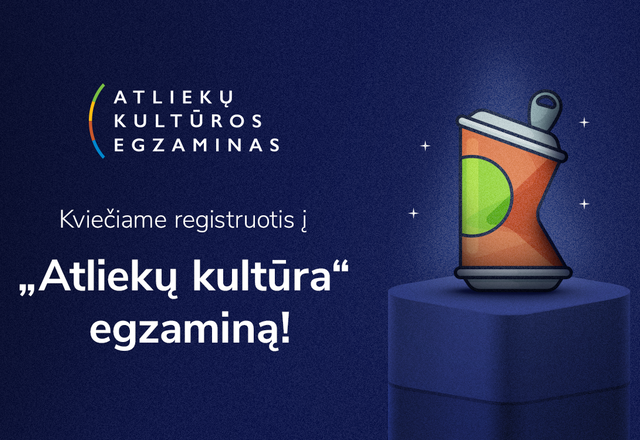Balandžio 25 dieną įvyks tradicinis „Atliekų kultūros“ egzaminas