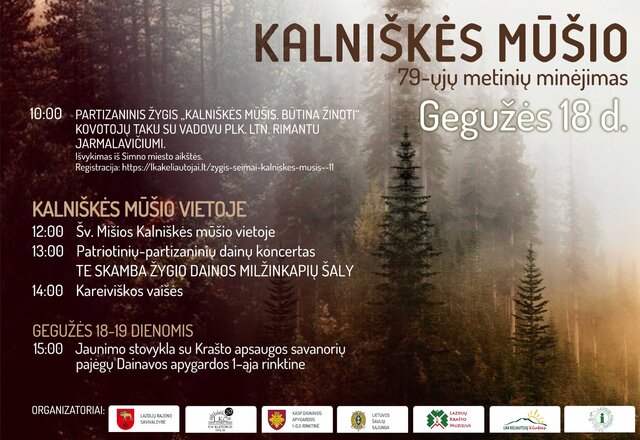 Kviečiame paminėti Kalniškės mūšio metines