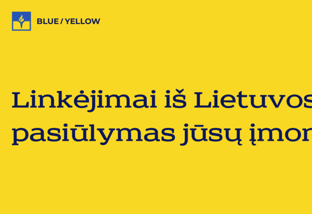 Linkėjimai iš Lietuvos:  pasiūlymas jūsų įmonei