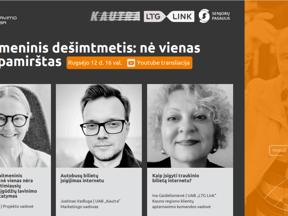„Skaitmeninis dešimtmetis: nė vienas nėra pamirštas“ ir vėl kviečia į nuotolinę paskaitą