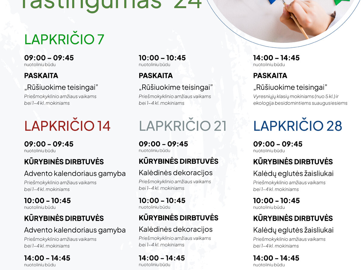 Pakuočių atliekų tvarkymo organizacija „Žaliasis taškas“ kviečia prisijungti prie NEMOKAMŲ...