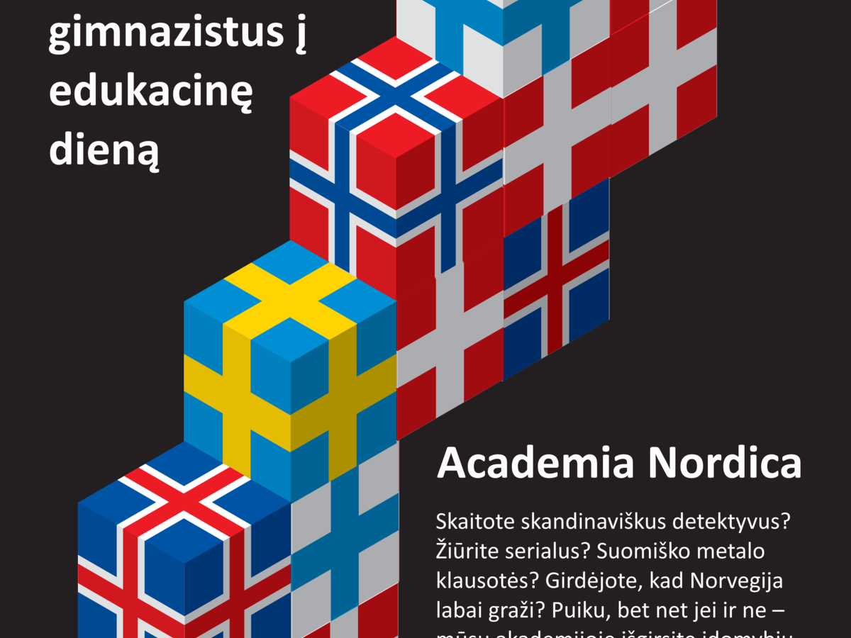 Vilniaus universiteto Skandinavistikos centras kviečia 10-12 klasių gimnazistus į  edukacinę dieną