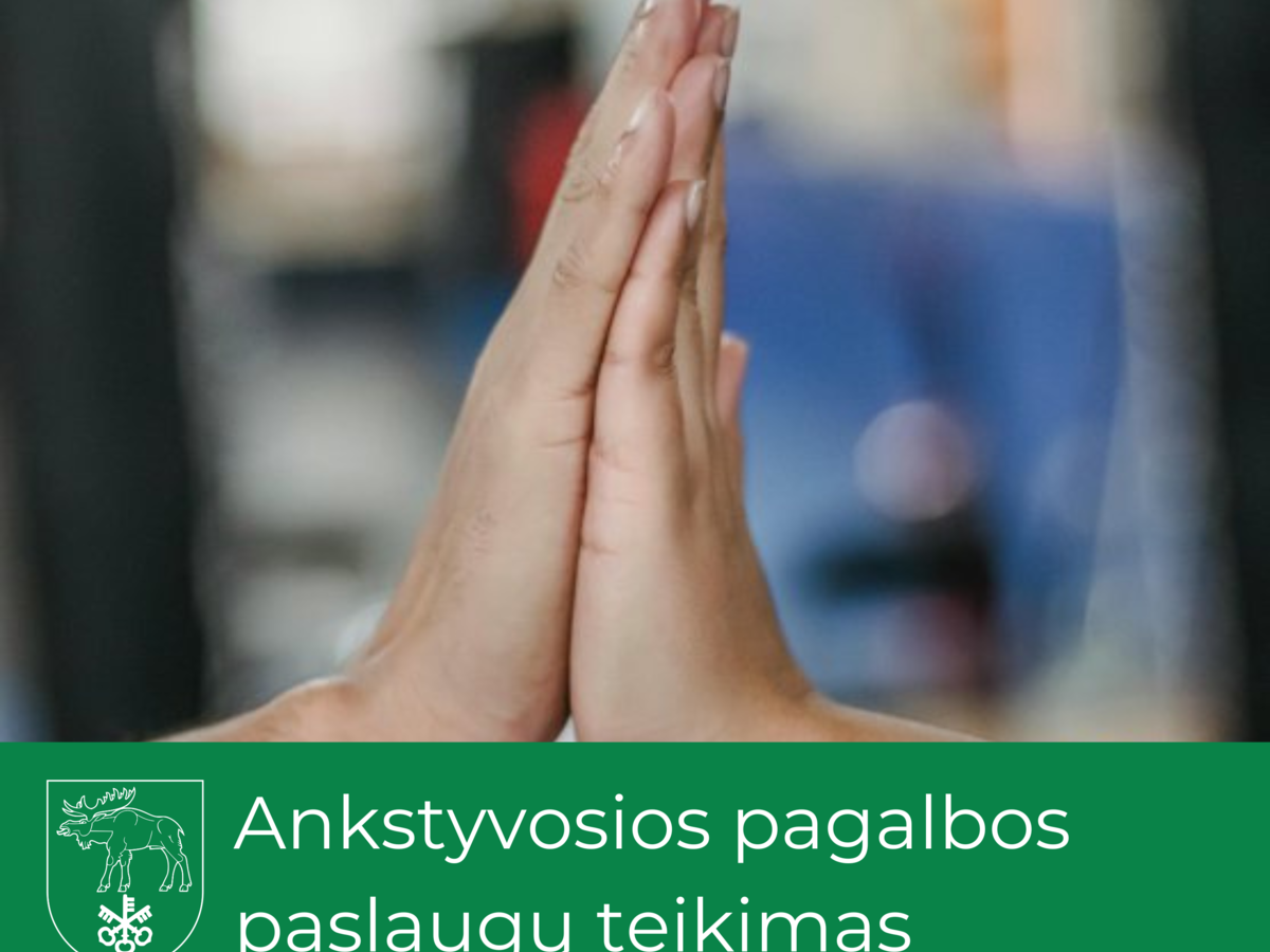 Ankstyvosios pagalbos paslaugų teikimas