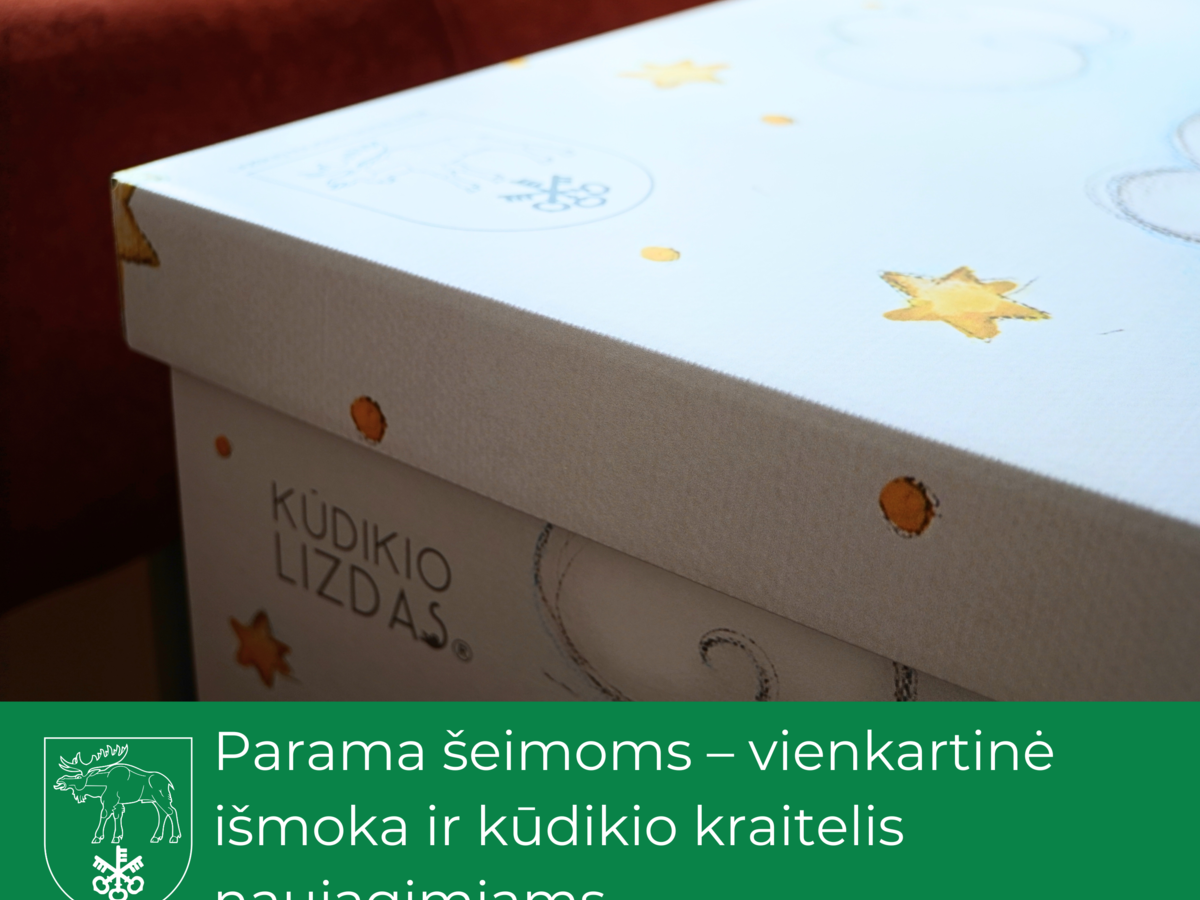 Parama šeimoms – vienkartinė išmoka ir kūdikio kraitelis naujagimiams