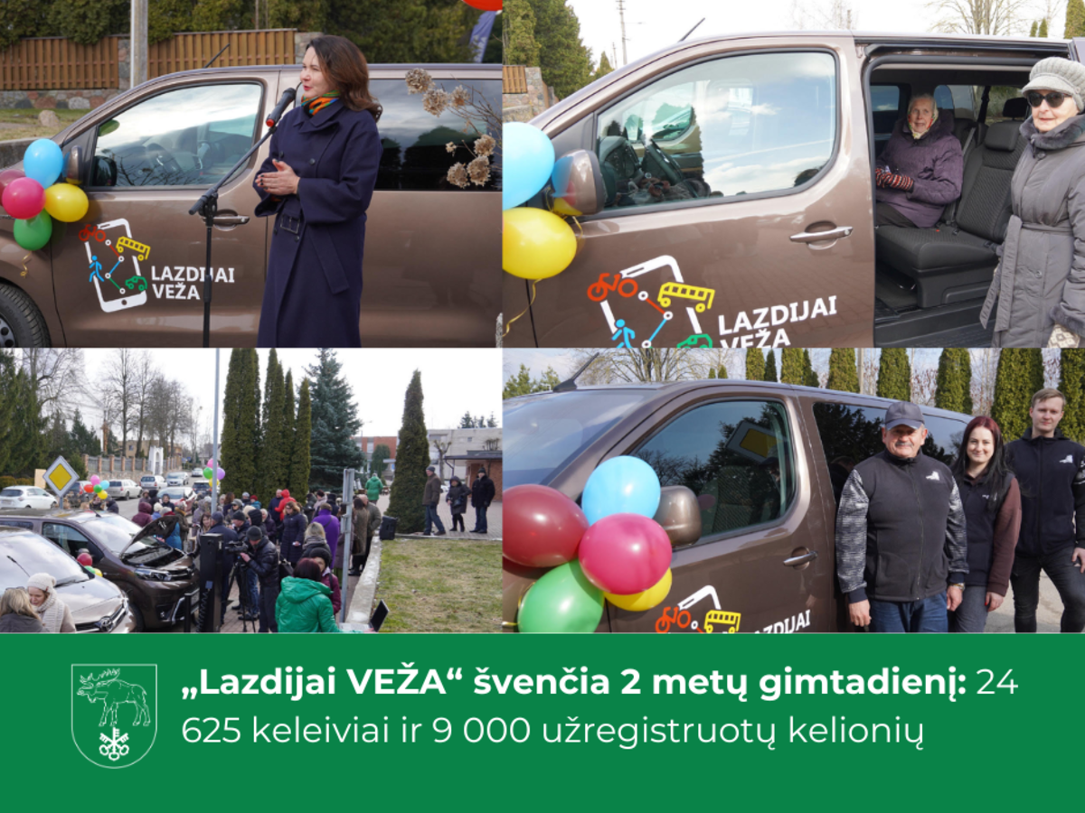 „Lazdijai VEŽA“ švenčia 2 metų gimtadienį: 24 625 keleiviai ir 9 000 užregistruotų kelionių