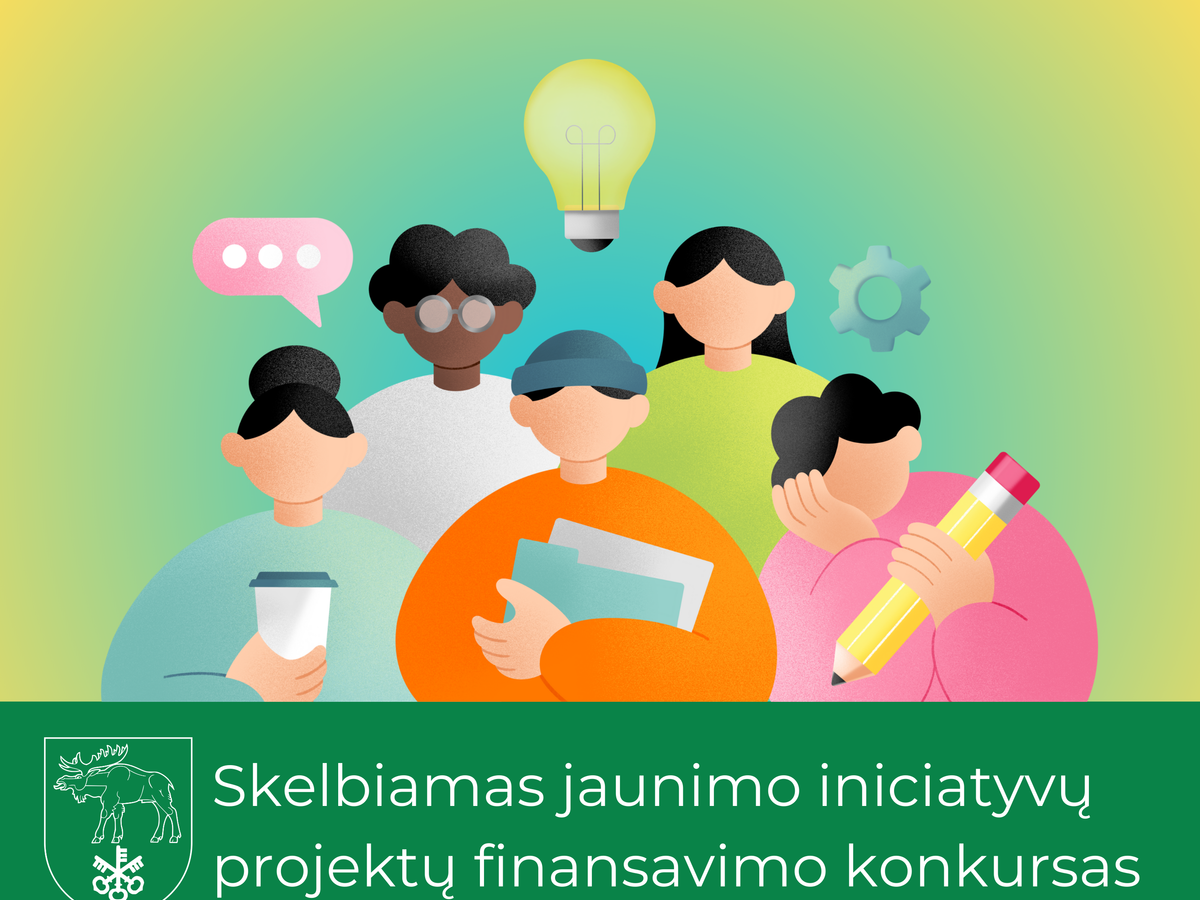 Skelbiamas jaunimo iniciatyvų projektų finansavimo konkursas!