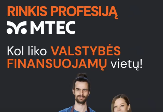 Marijampolės profesinio rengimo centras kviečia Tave rinktis perspektyvią specialybę ir pradėti...