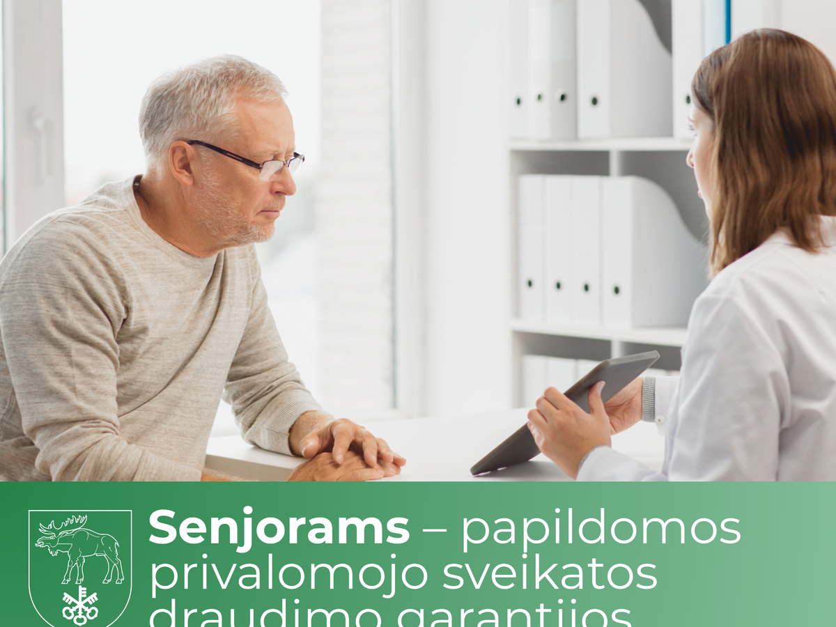 Senjorams – papildomos privalomojo sveikatos draudimo garantijos