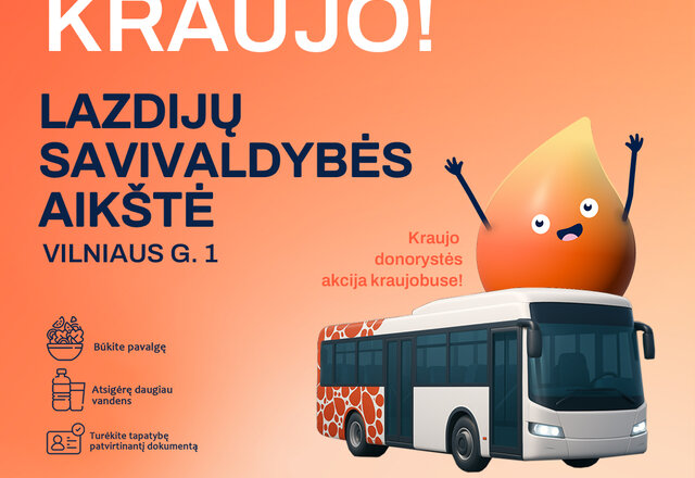 Kviečiame padovanoti kraujo!